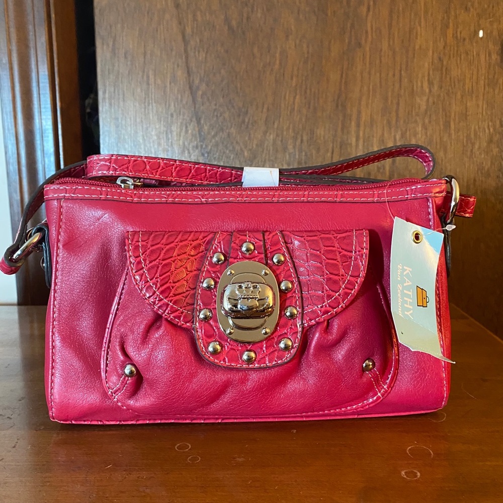 Pink Shoulder Bag - Kathy Van Zeeland
